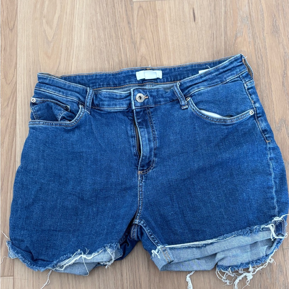 H&M Dark Blue Jean Shorts